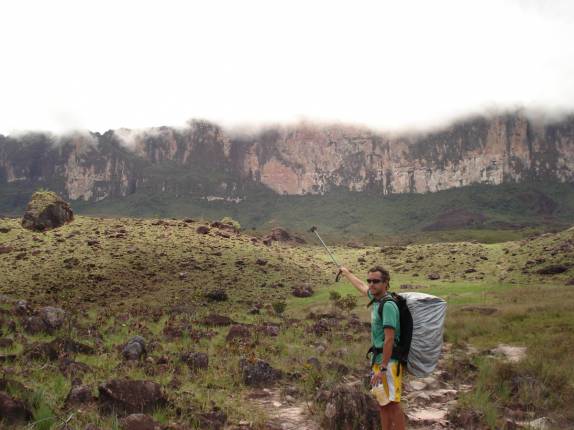 Cada vez mais perto do Monte Roraima, na  Venezuela, em 2007